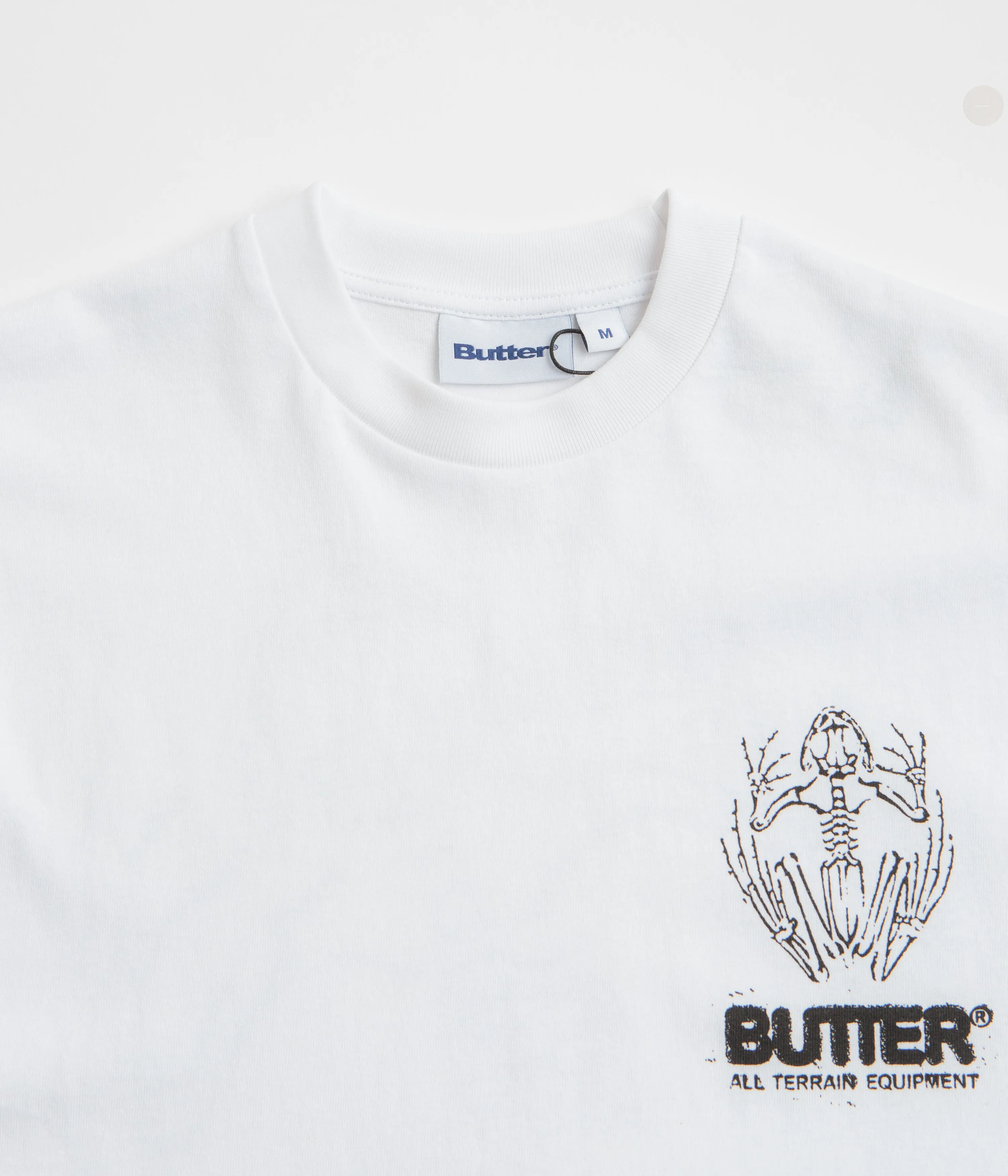 Butter Goods Fossil T-Shirt - White Graphic Prints