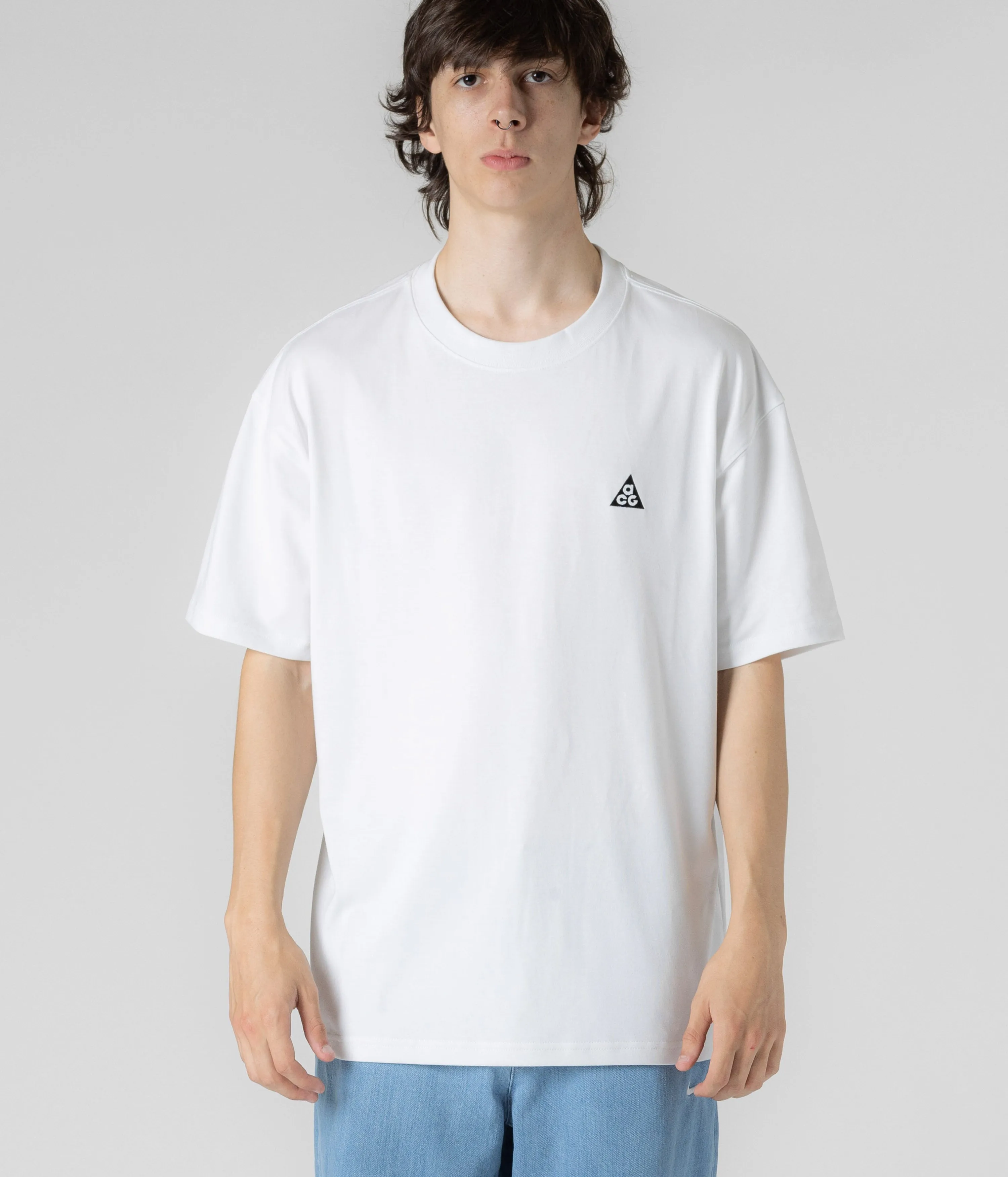 Button Down resort event Nike ACG LBR T-Shirt - Summit White