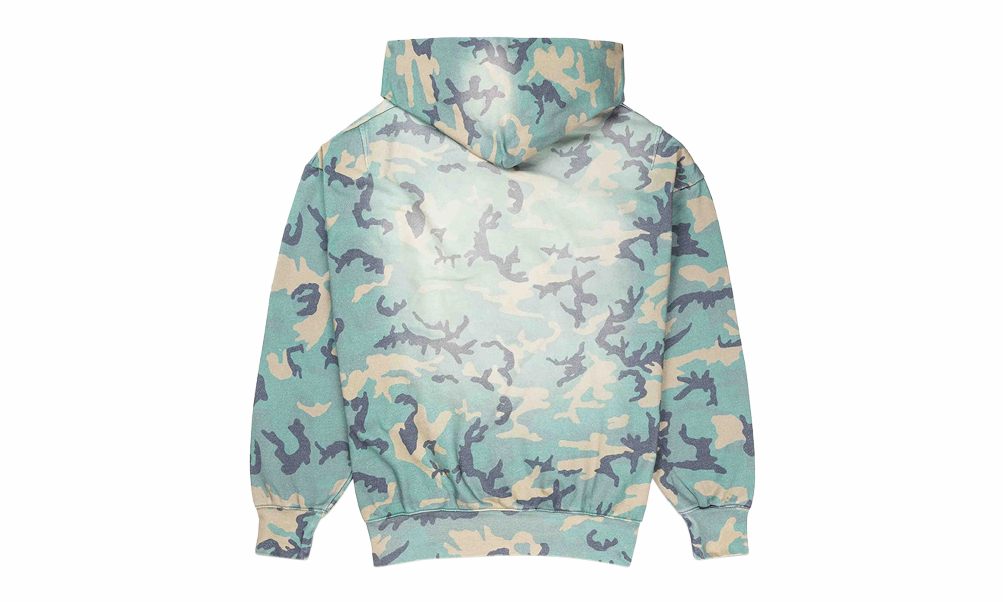 Faded Camo Hoodie 'Camo' "Green"