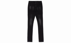 FADED DISTRESSED SKINNY JEANS "Black" Nature Lover Gym Ready Music Event