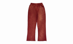 FADED SWEATPANTS "Red"