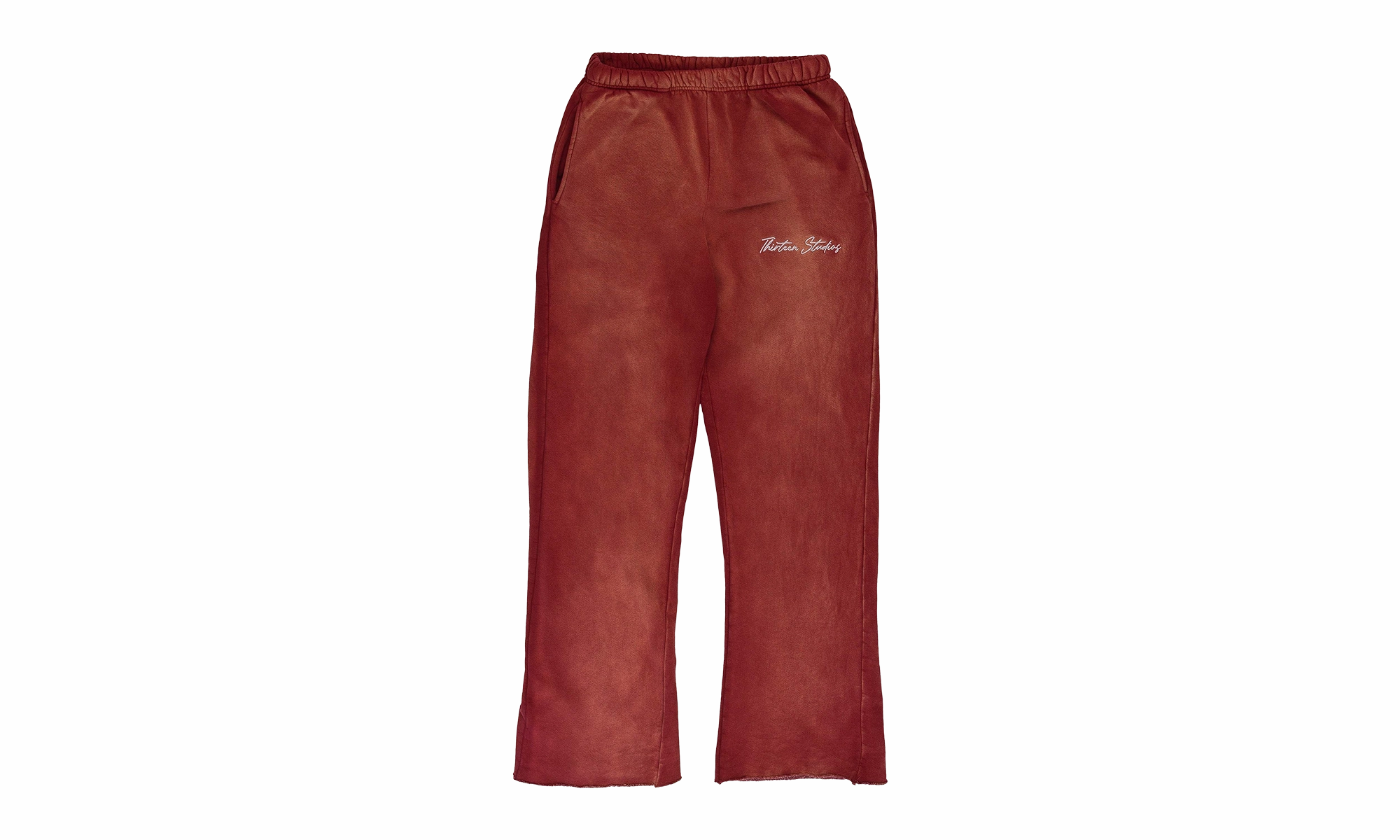 FADED SWEATPANTS "Red"