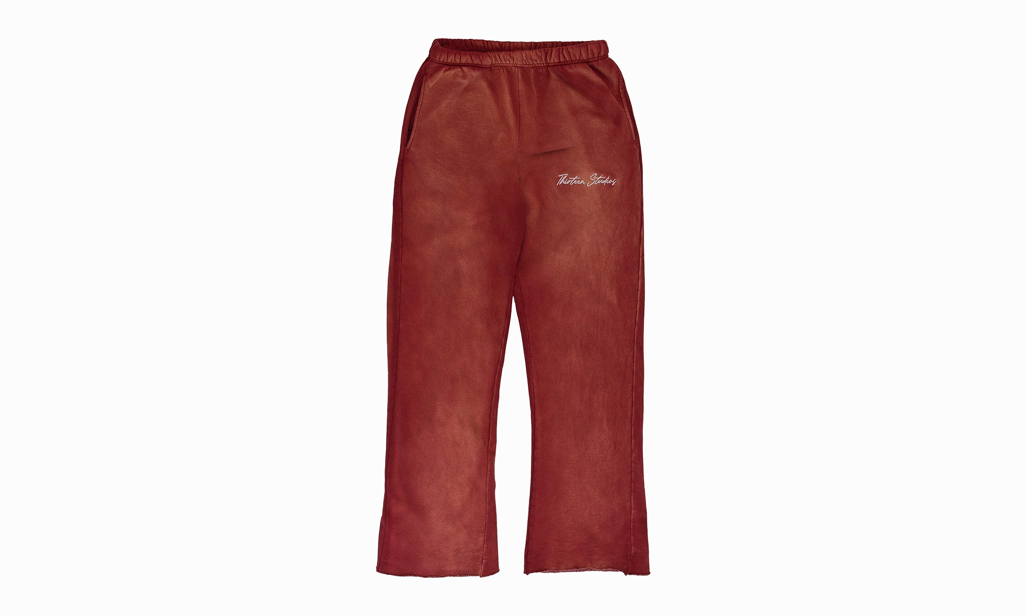 FADED SWEATPANTS "Red"