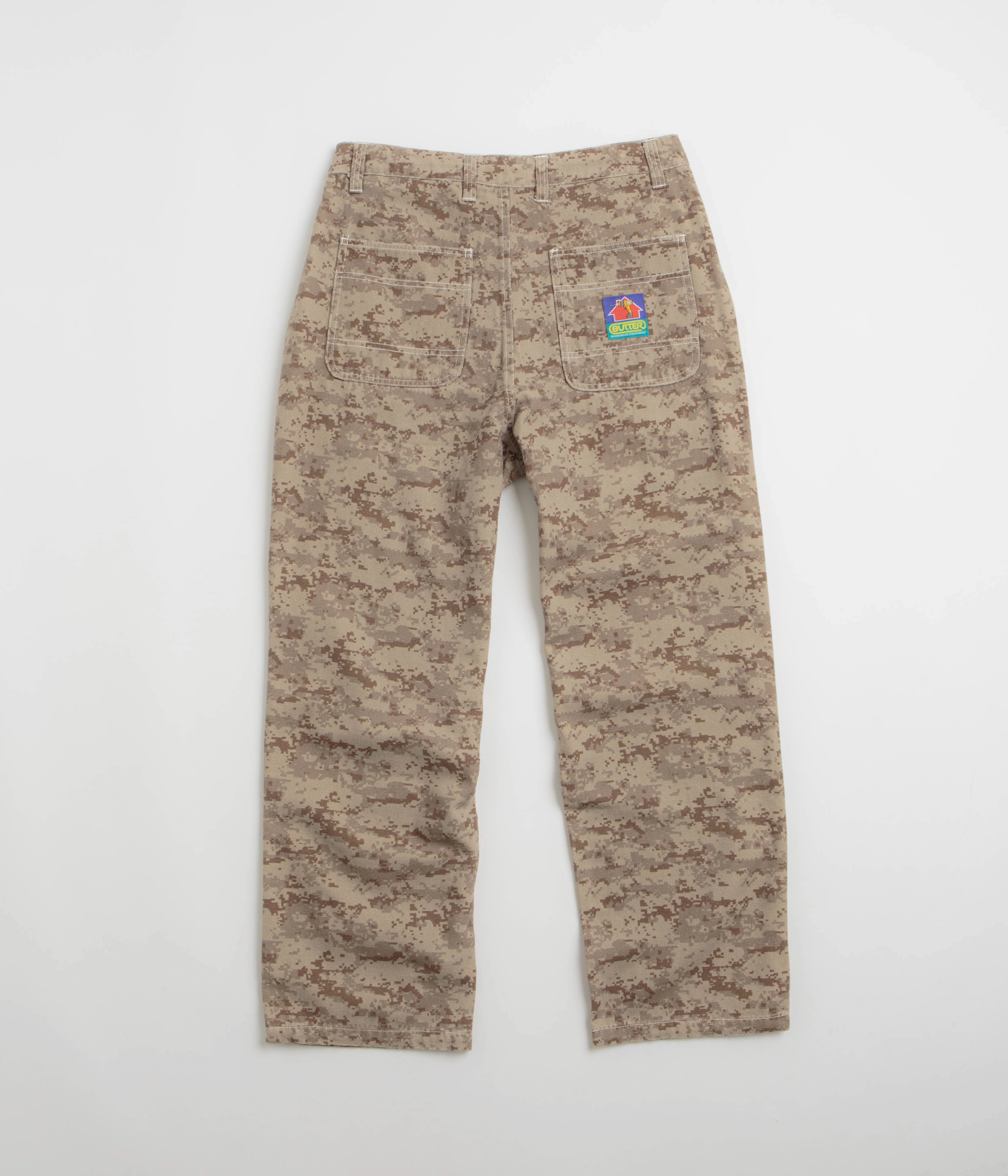 Butter Goods Work Pants - Digital Camo NonRestrictiveFit Lightweight insulation