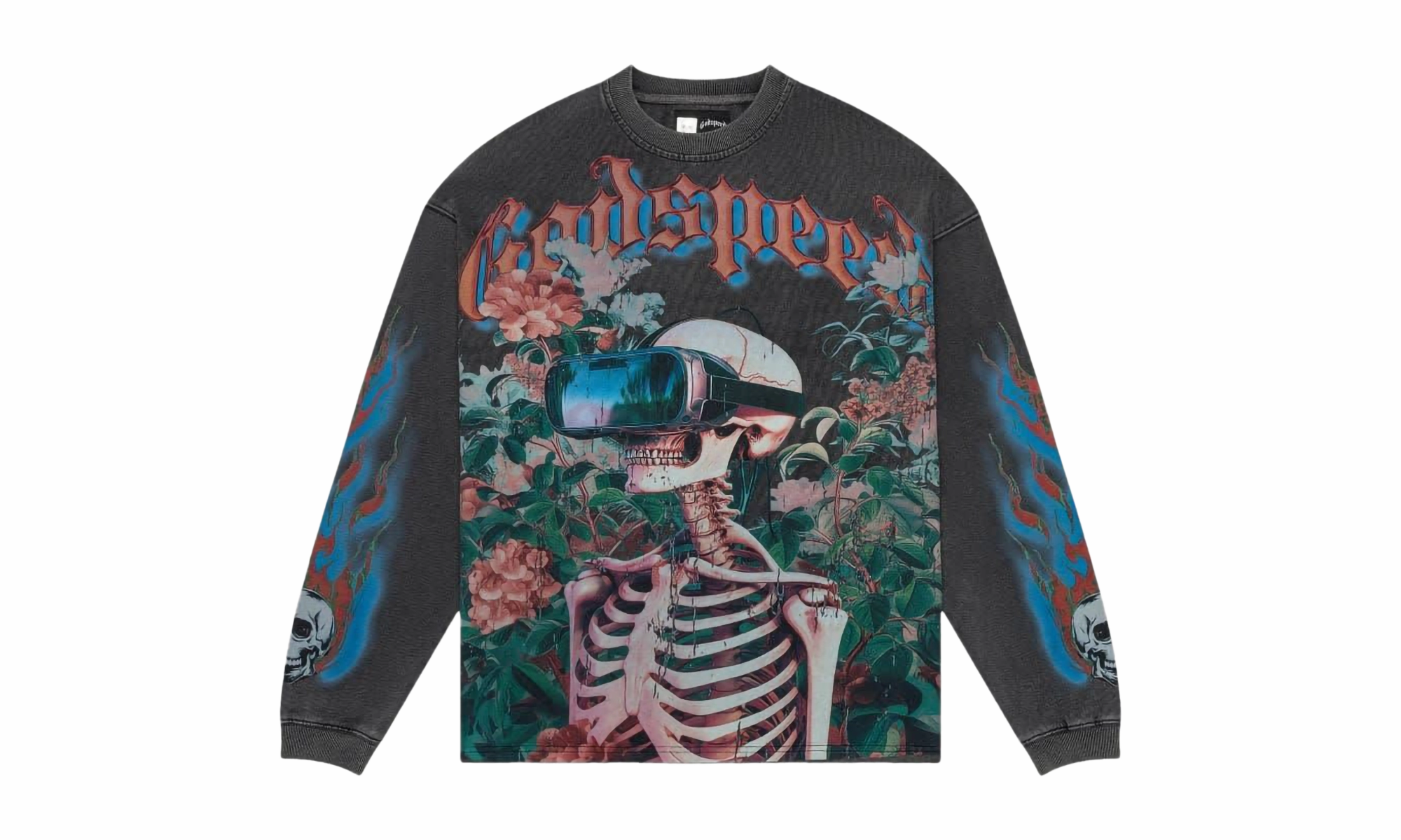 Design Glow AntiSnagTechnology Vision Flowers LS Thermal "Grey"