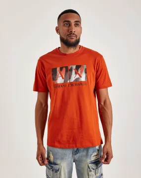 Armani Exchange Classic Box Logo Tee Convertible Style