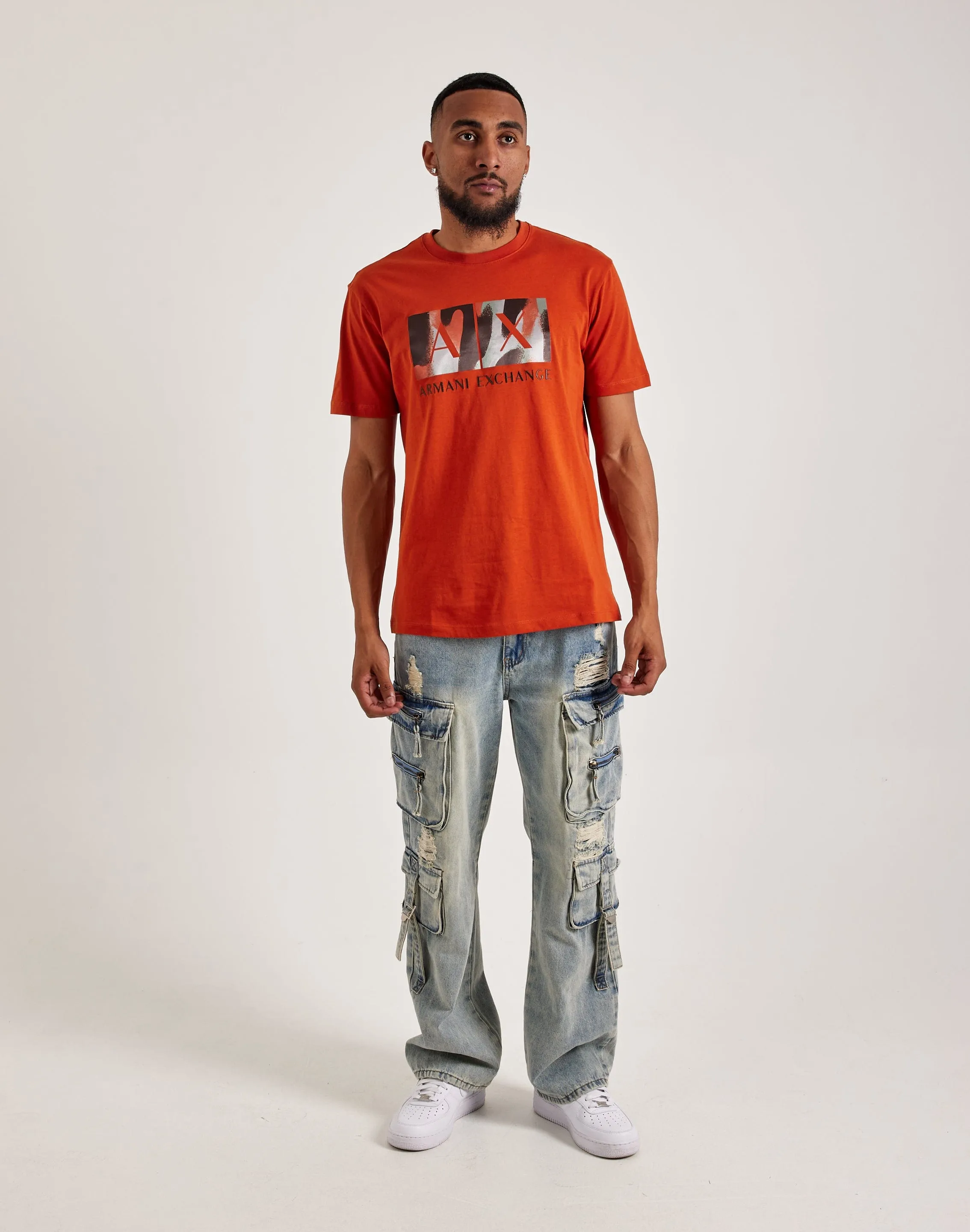Dense Fit Fairy Mood Armani Exchange Classic Box Logo Tee