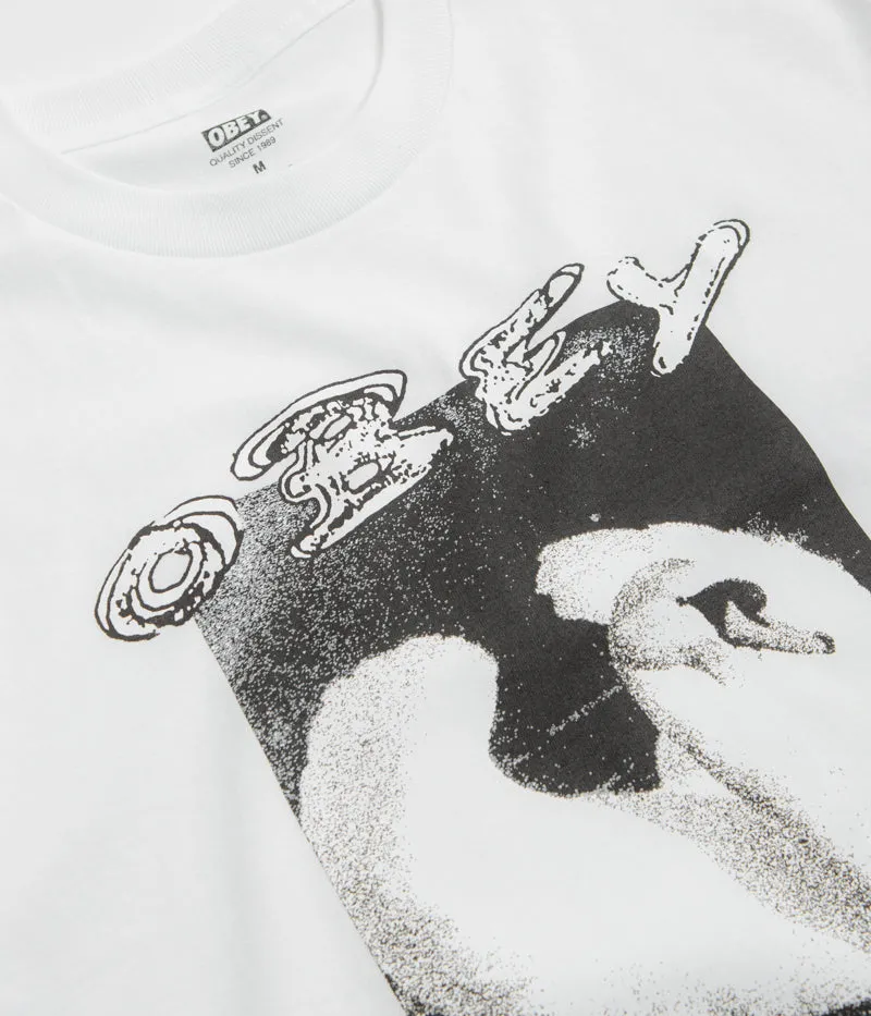 Obey Swan T-Shirt - White culottes silhouette billiards event