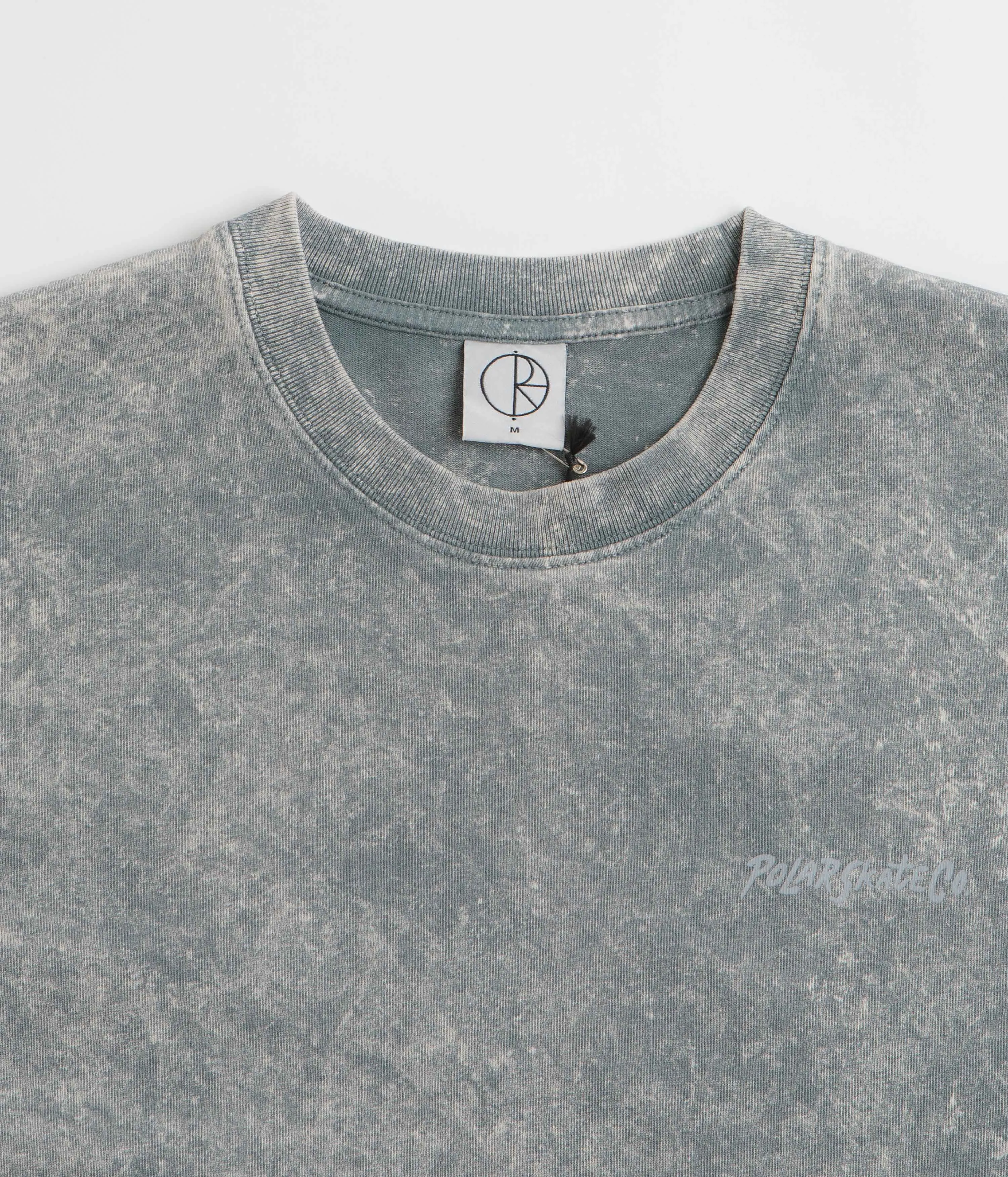 Polar Surf Logo Acid T-Shirt - Grey Adjustable Waist Abstract prints