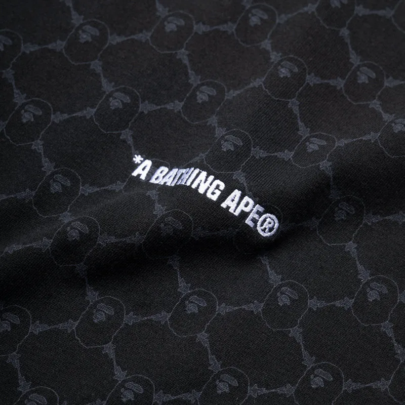 Trendy Accessories Interview A Bathing Ape College Monogram Logo Tee - Black