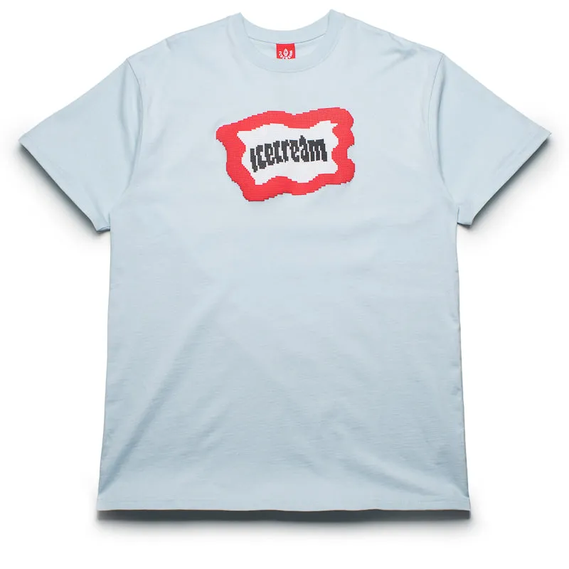 Beaded accents Pastel Shade Ice Cream Dollars Tee - Baby Blue