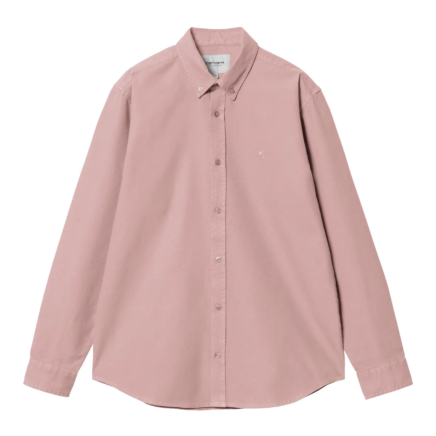 Tailored Cuffs Advanced Moisture Management Carhartt WIP L/S Bolton Shirt - Glassy Pink