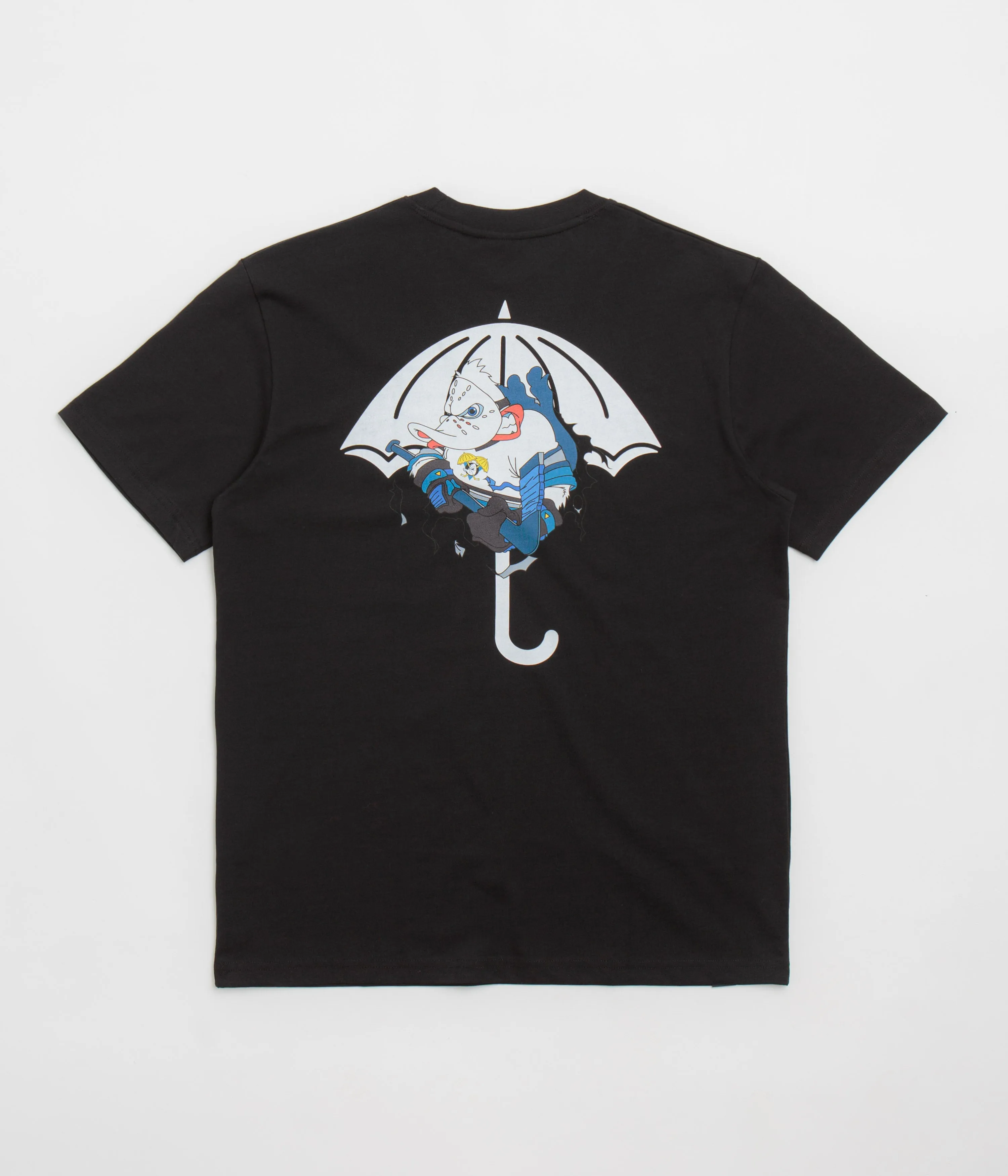 Helas Mighty T-Shirt - Black Embroidered Details Skating