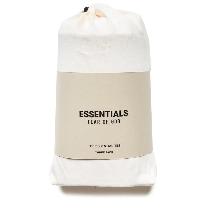 Lightweight texture Fear Of God Essentials 3 Pack Essential Tee - Shell