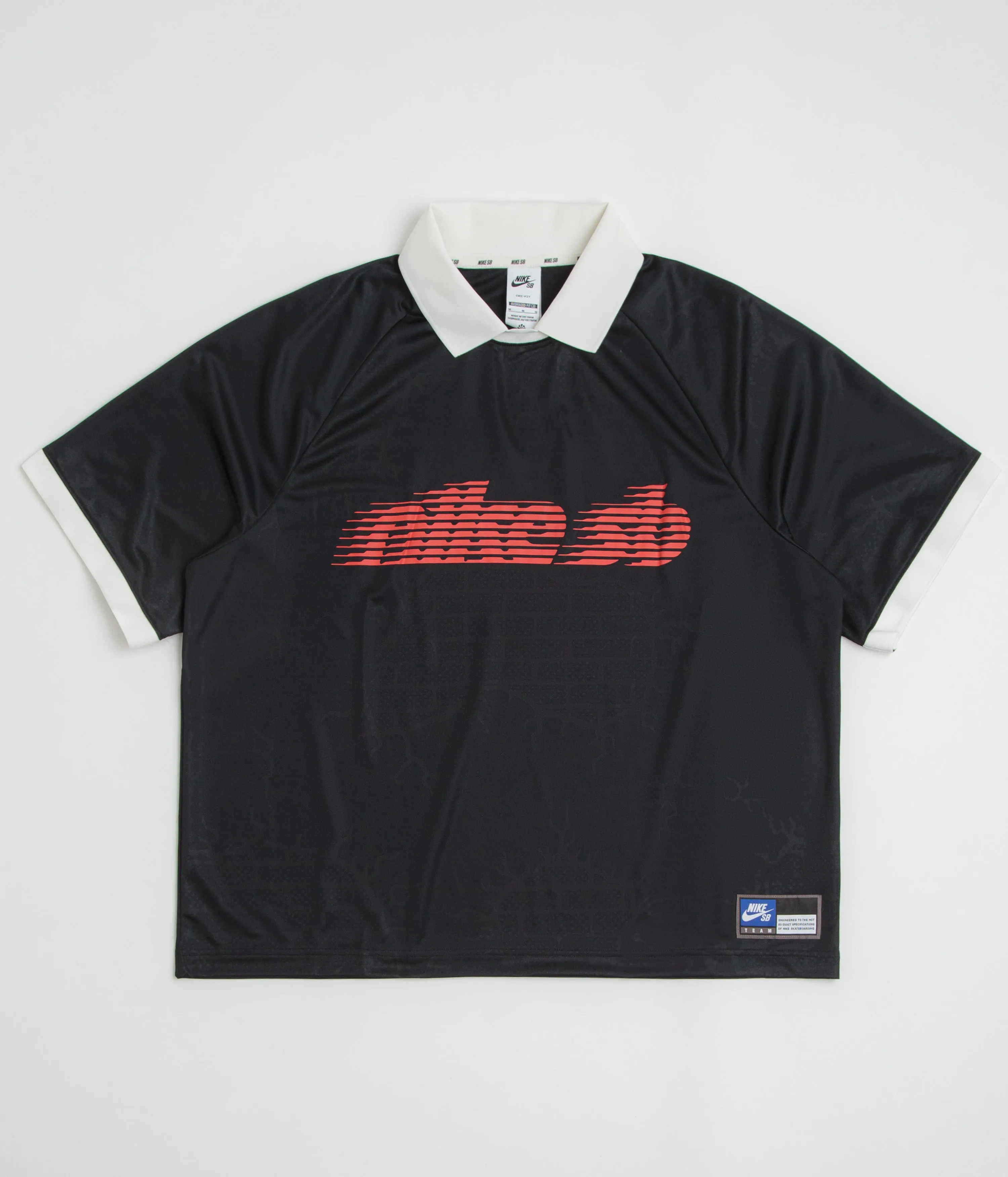 Nike SB Jacquard Jersey - Black / Sail Evening Gown hook and eye closure