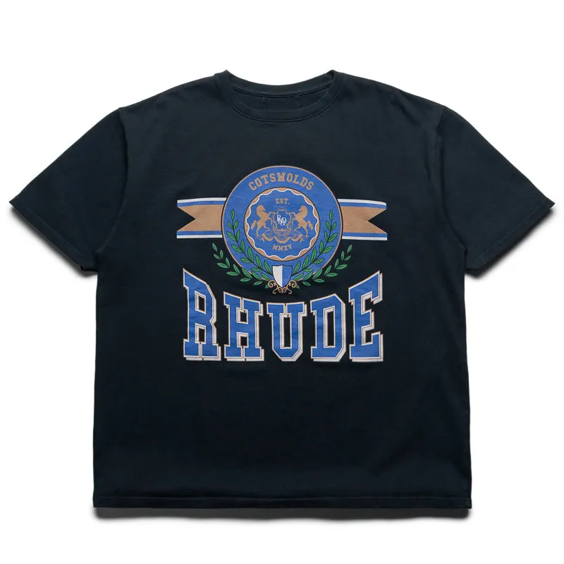 Belt loops Rhude Cotswold Crest Tee - Vintage Black
