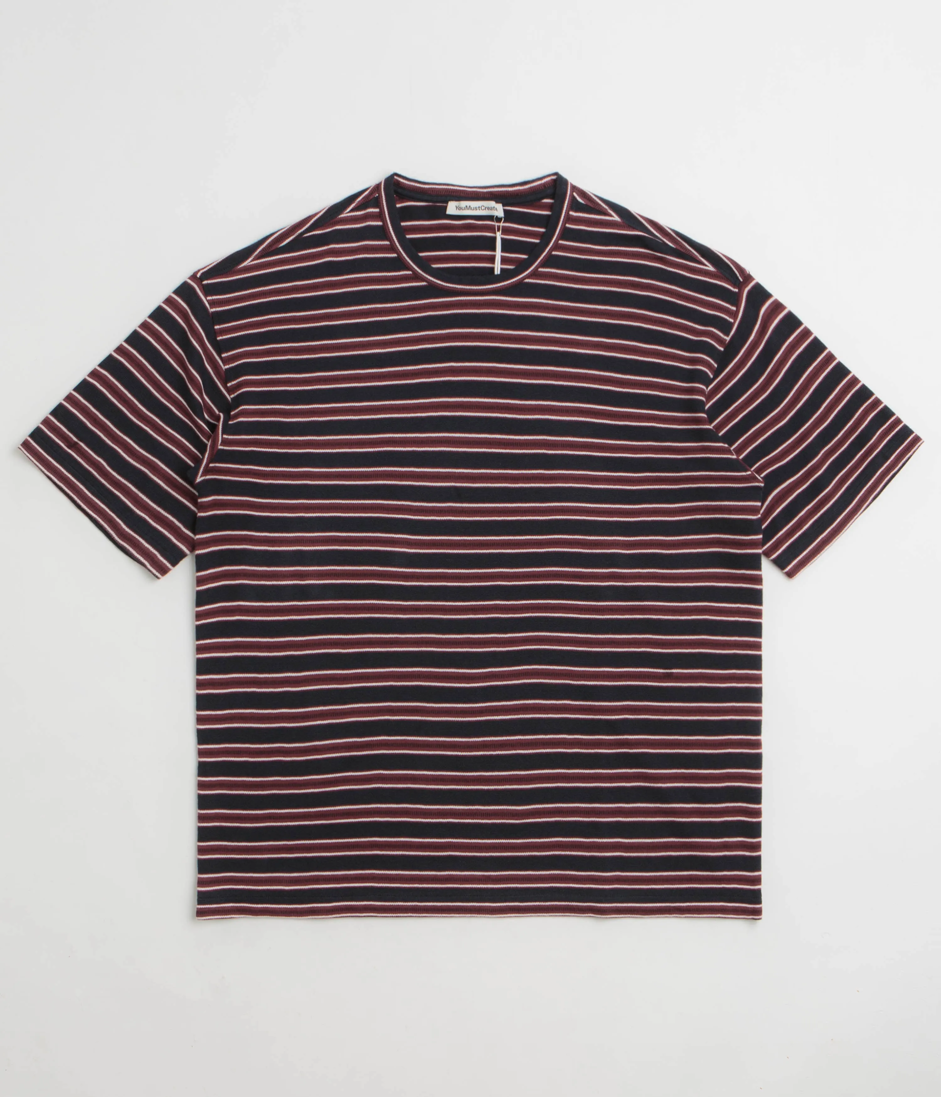 YMC Triple T-Shirt - Multi Quilted Pattern