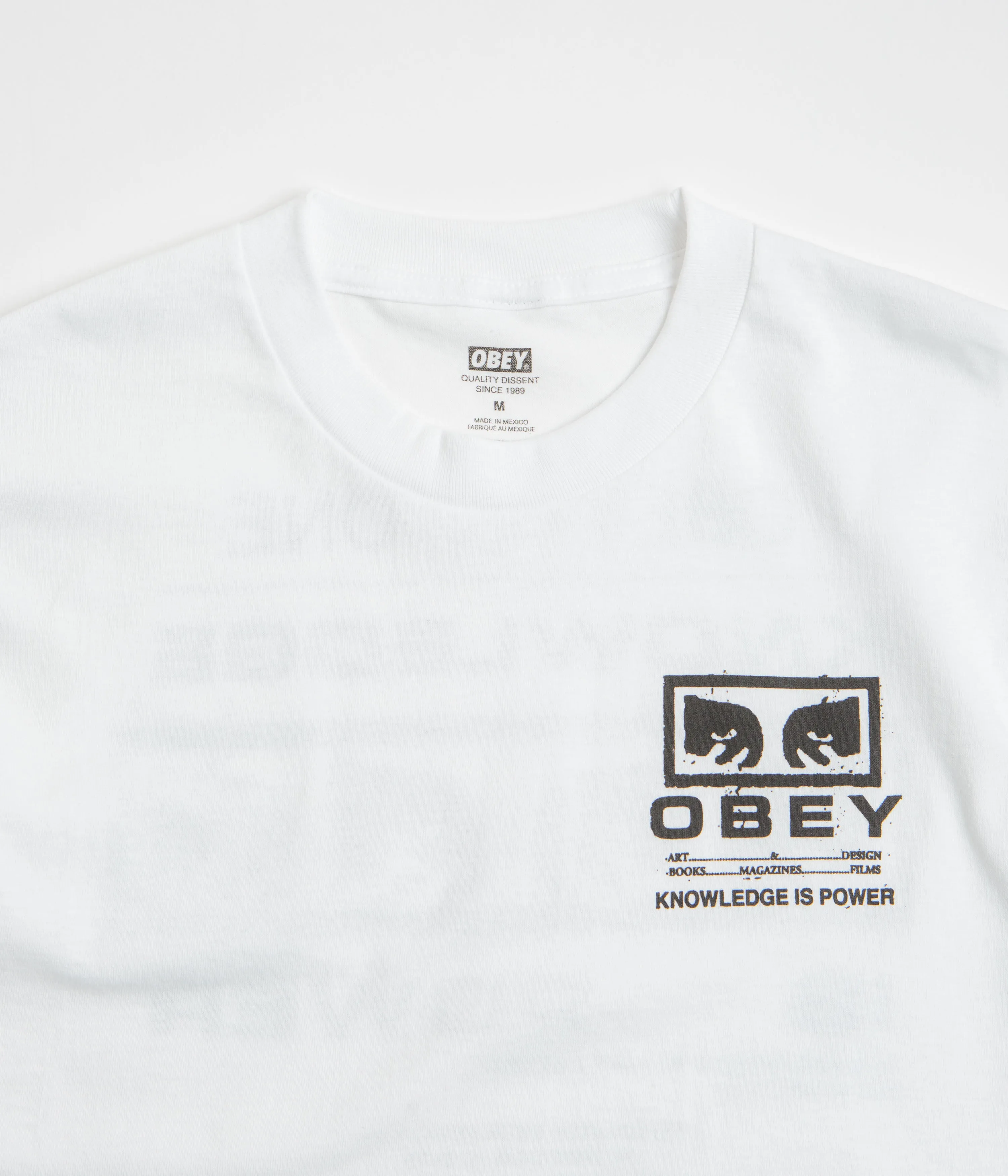 Obey Permission T-Shirt - White tee shirt