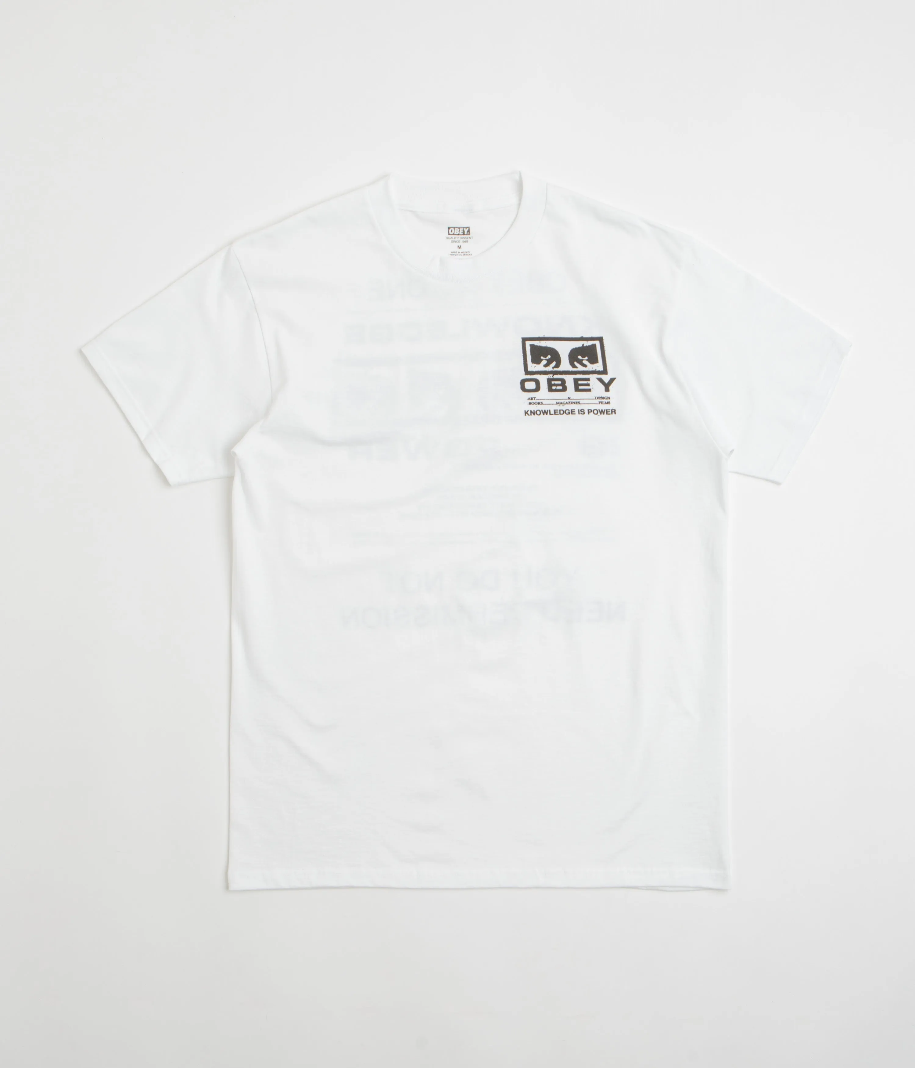 Obey Permission T-Shirt - White Bow Fashionista