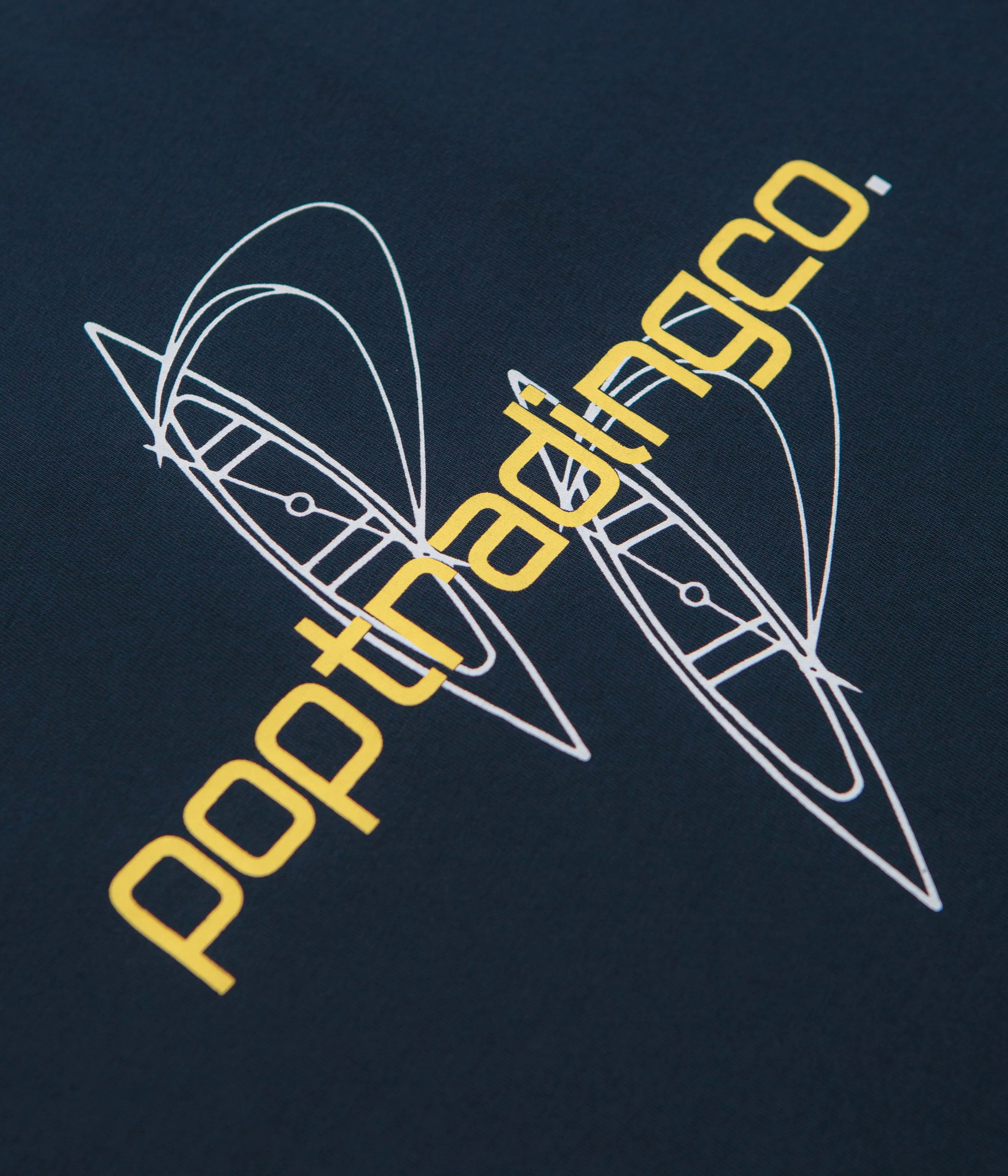 imported Pop Trading Company Nautical T-Shirt - Navy