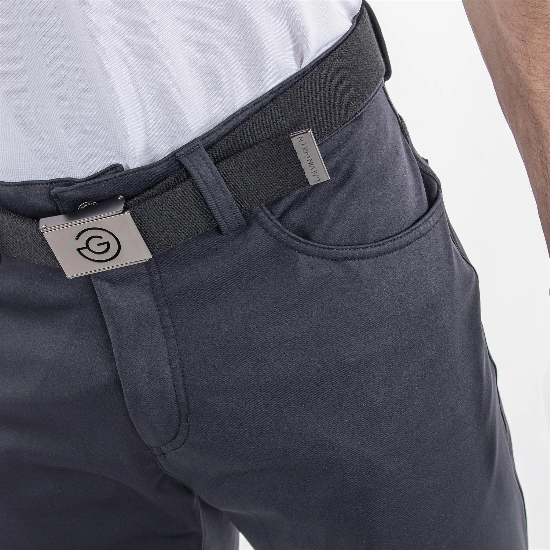 Non Tapered Leg Lane Interface-1 Stretch Trousers Black