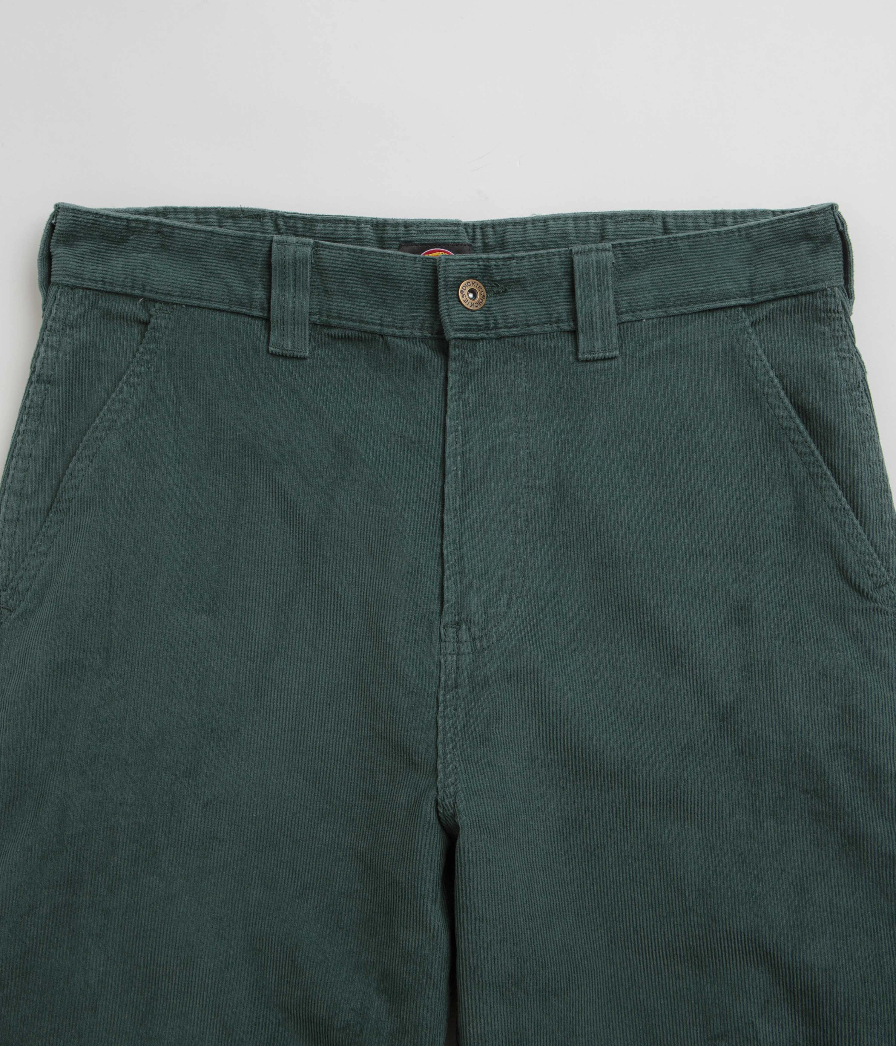Snag Resistant Fabric TemperatureRegulation Dickies Corduroy Carpenter Pants - Lincoln Green