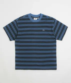 Tapered Legs Female Obey Kenny Relaxed T-Shirt - Coronet Blue Multi