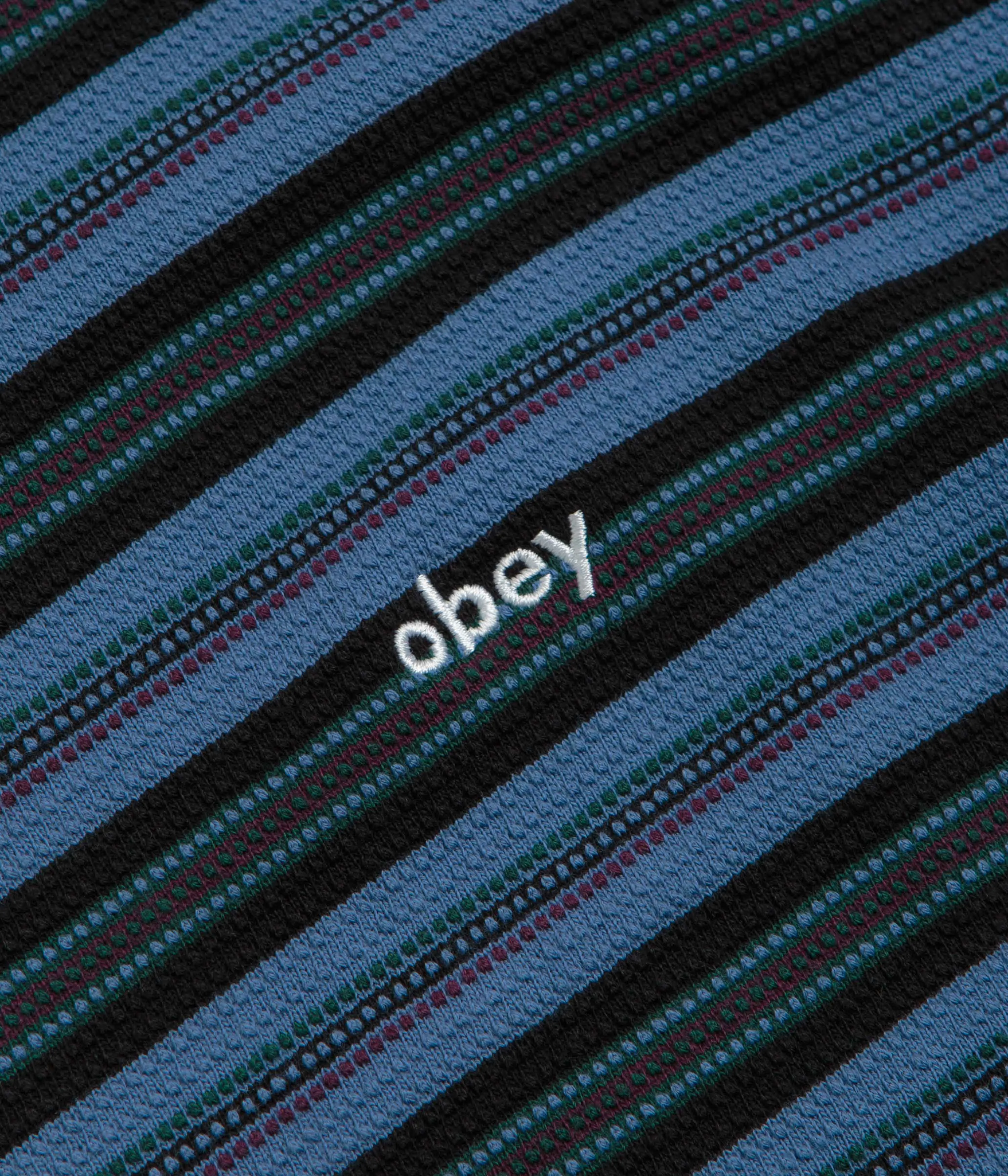 Casual-wear hunting event Obey Kenny Relaxed T-Shirt - Coronet Blue Multi