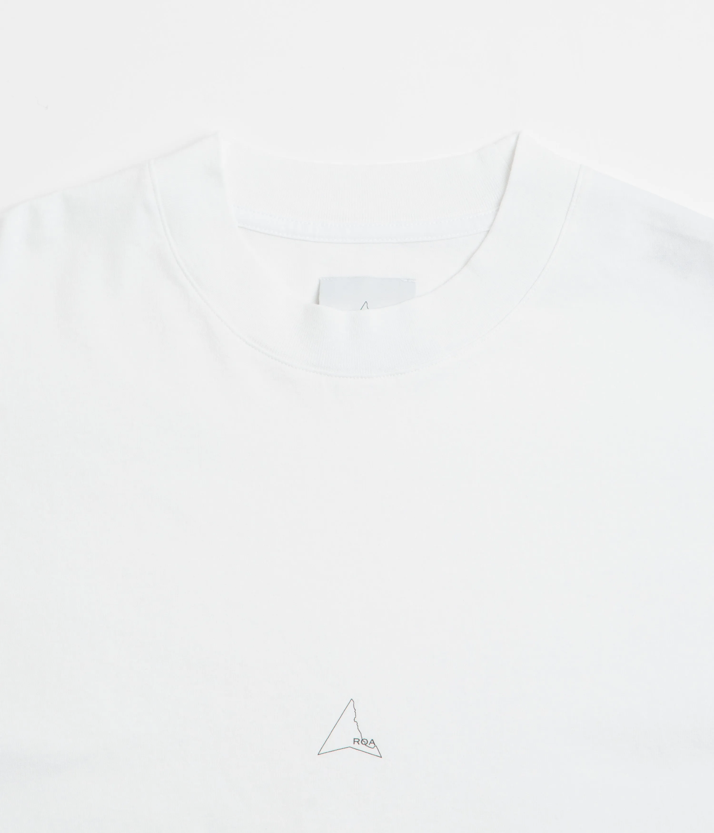 ROA Logo T-Shirt - White blended fabric