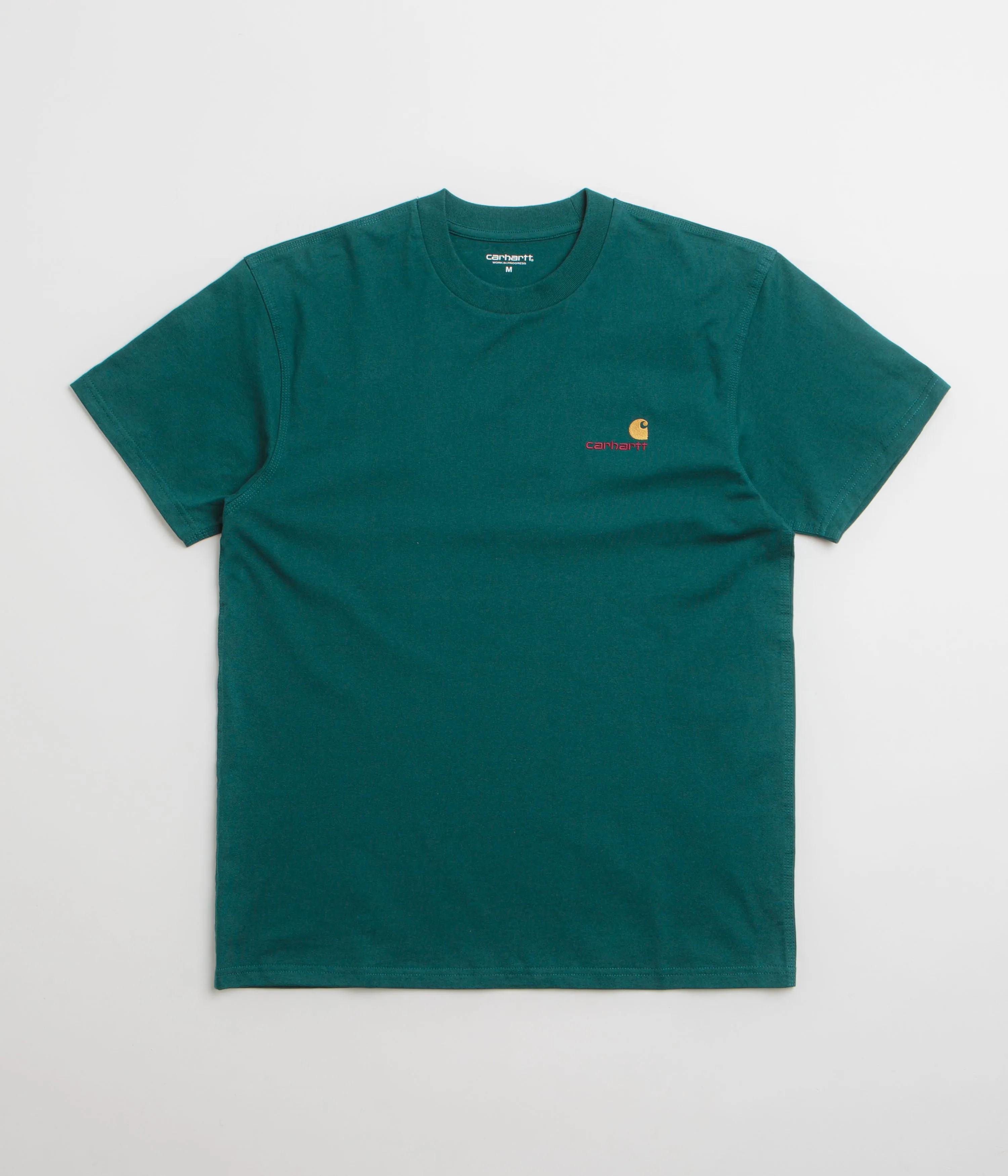 Beach Wear Carhartt American Script T-Shirt - Malachite
