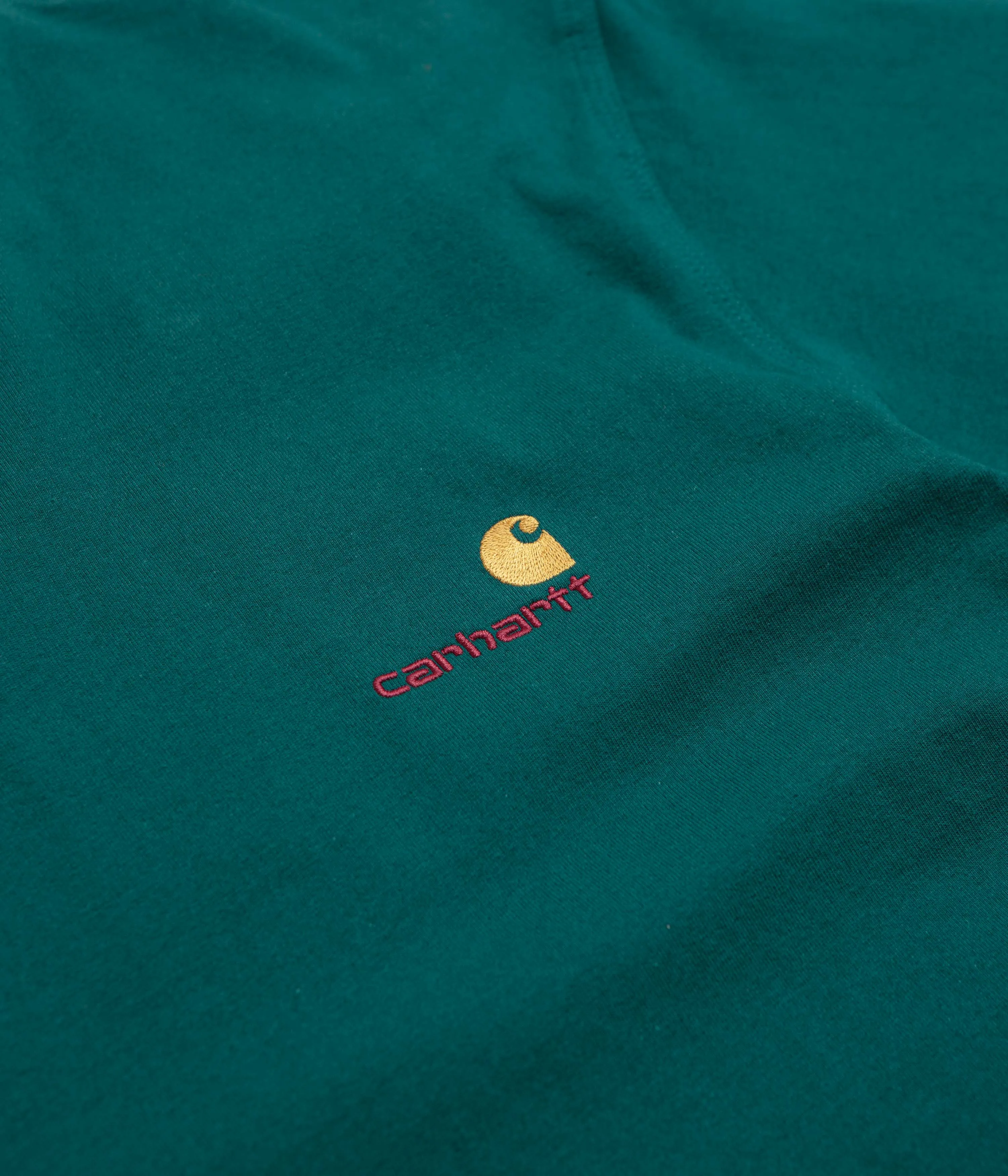 Carhartt American Script T-Shirt - Malachite visible details