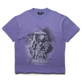 Cuffed Sleeves Coffee Shop Represent Atlas Tee - Purple