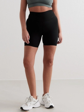 Black Sense Midi Biker Shorts Relax Fit Warm Mood