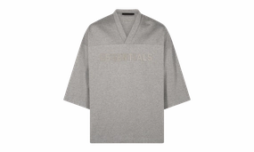 FOOTBALL TEE "DARK HEATHER OATMEAL" Travel Proof DoubleStitchedSeams