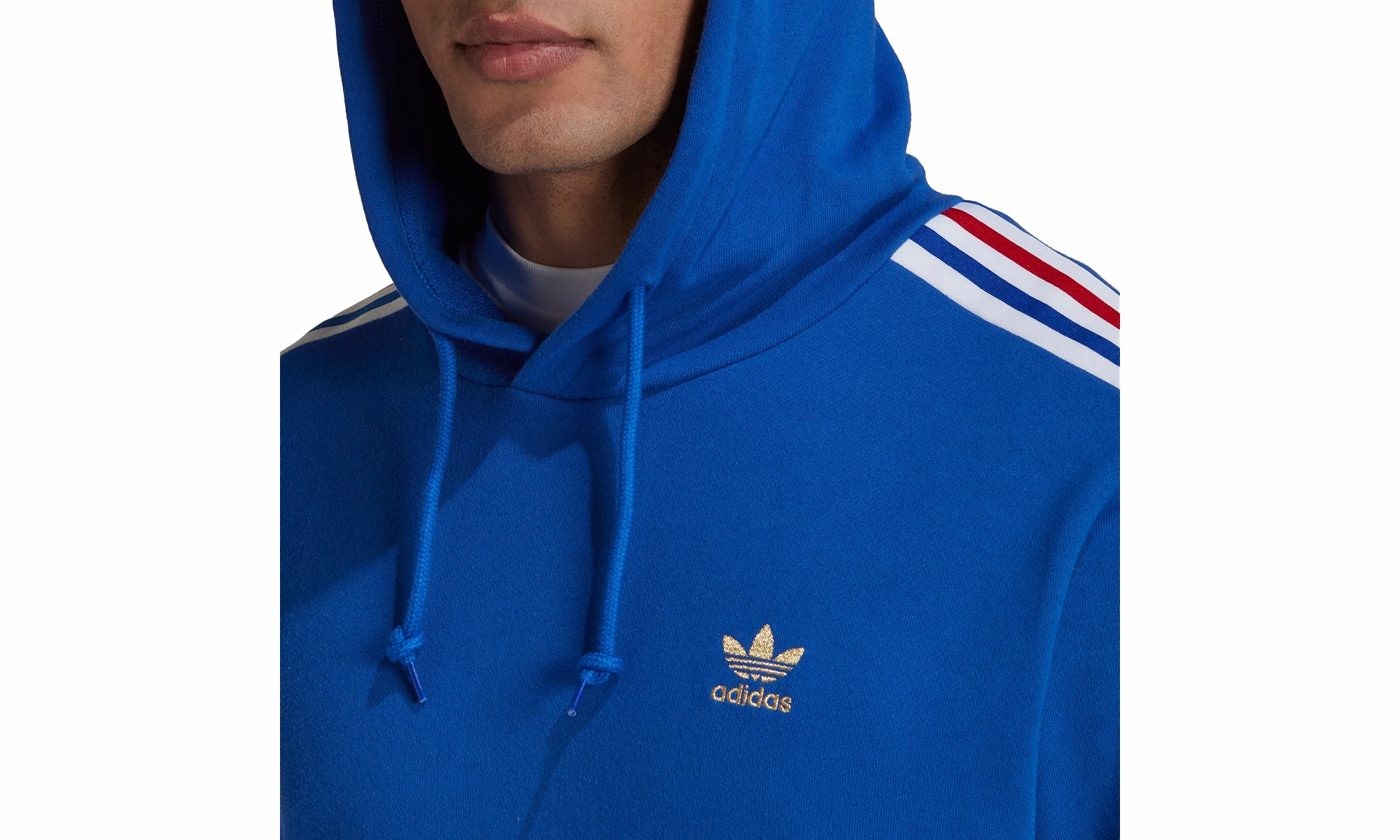 FB NATIONS 3 STRIPES HOODY "Blue" SnagResistant Weave