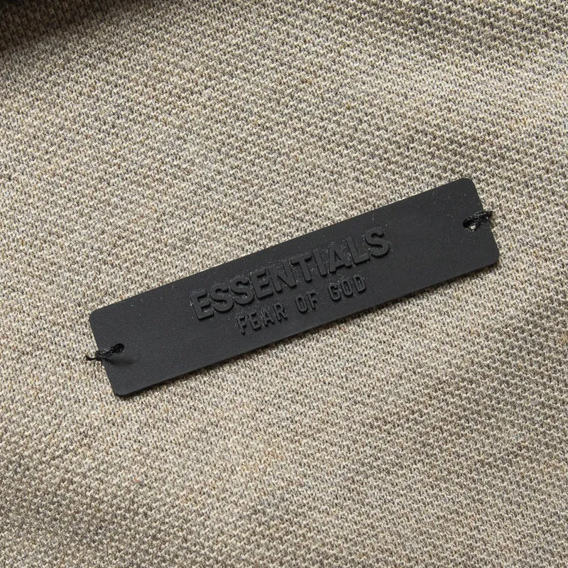 Workwear Ready Fear Of God Essentials Pique Polo - Heather Gray