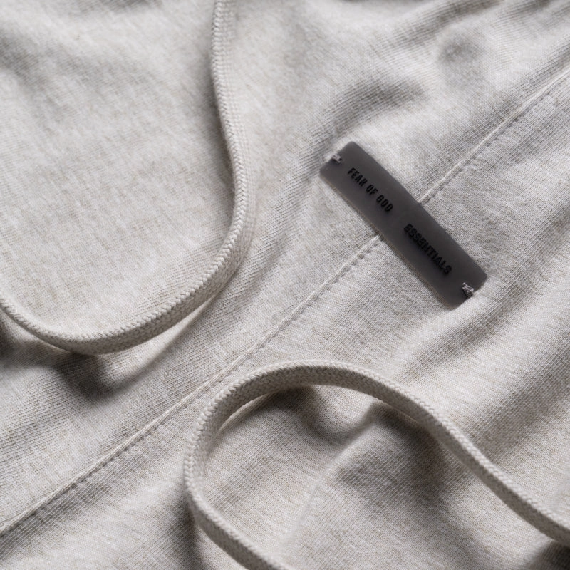 Warm Day Outfit Fear Of God Essentials Basketball Jersey Shorts - Heather Stone