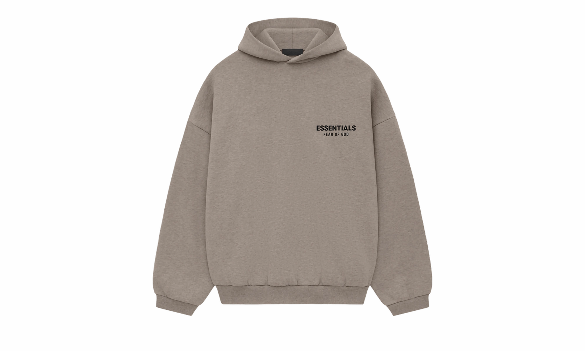 Fear of God Essentials Fleece Hoodie II "GREY" clean look Vision Glow