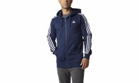 Winner Vibe Essentials 3-Stripes Fleece Hoody "Navy / White"