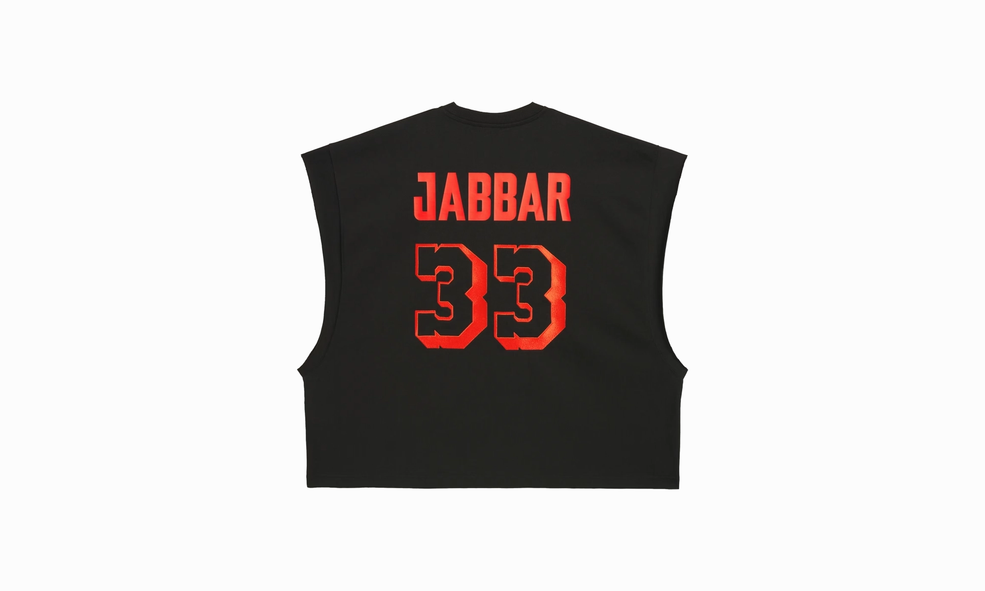 Jabbar Muscle Tank Top "Willy Chavarria - Black" Sheer Glow