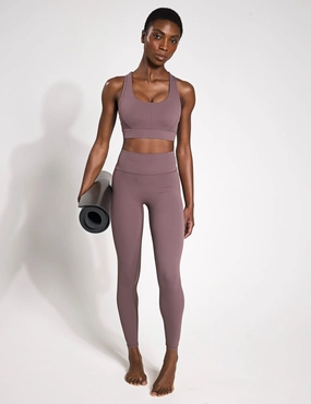 Modern Cut The Frankie Leggings Set - Grape