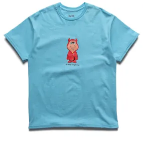board shorts silhouette Felt Lil Devil Tee - Baby Blue