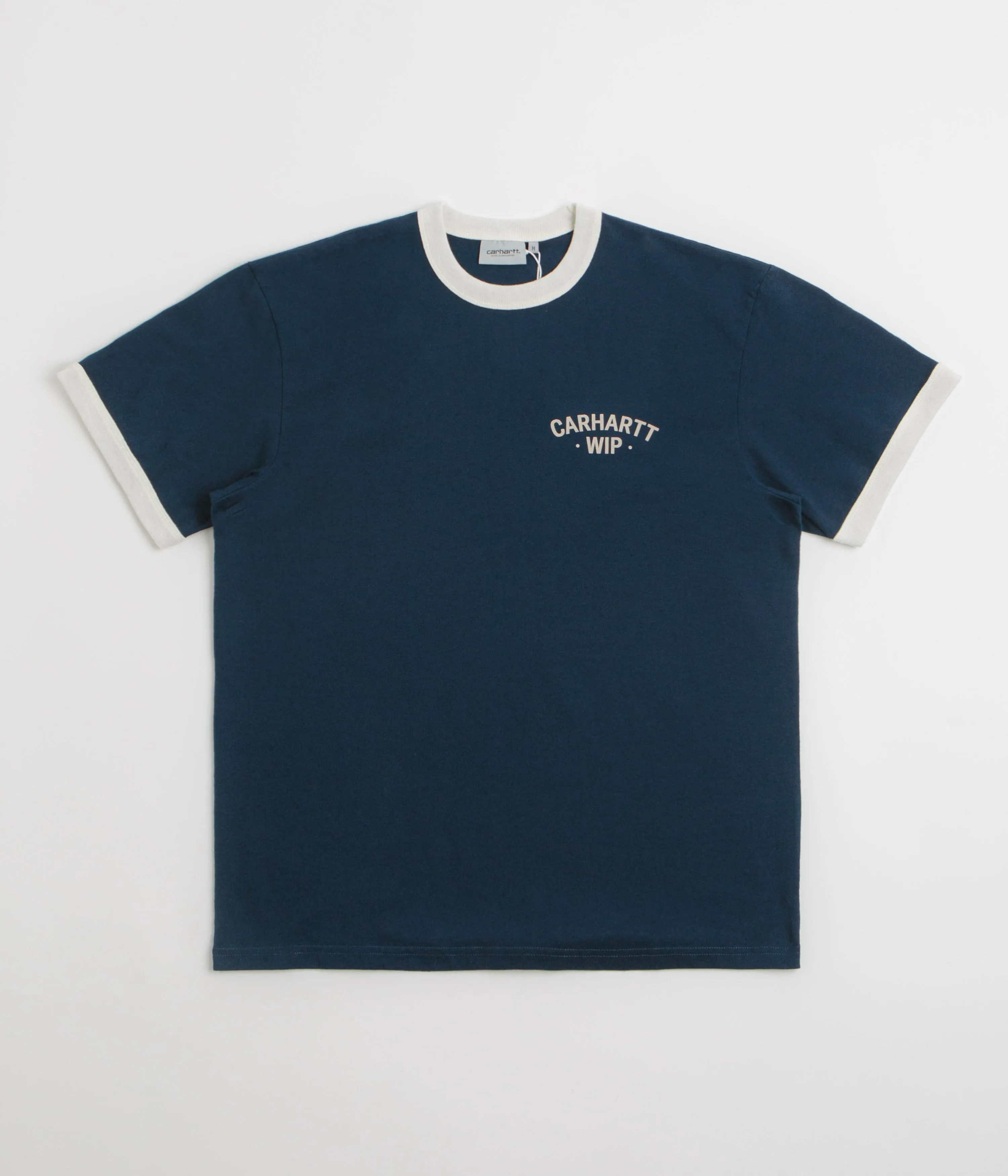 Carhartt 89 Ringer T-Shirt - Ink / Wax pajama pants silhouette