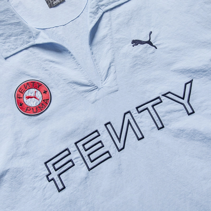 Static Resistant Everyday Use Fenty x Puma Nylon Drill Top - Haute Tropic