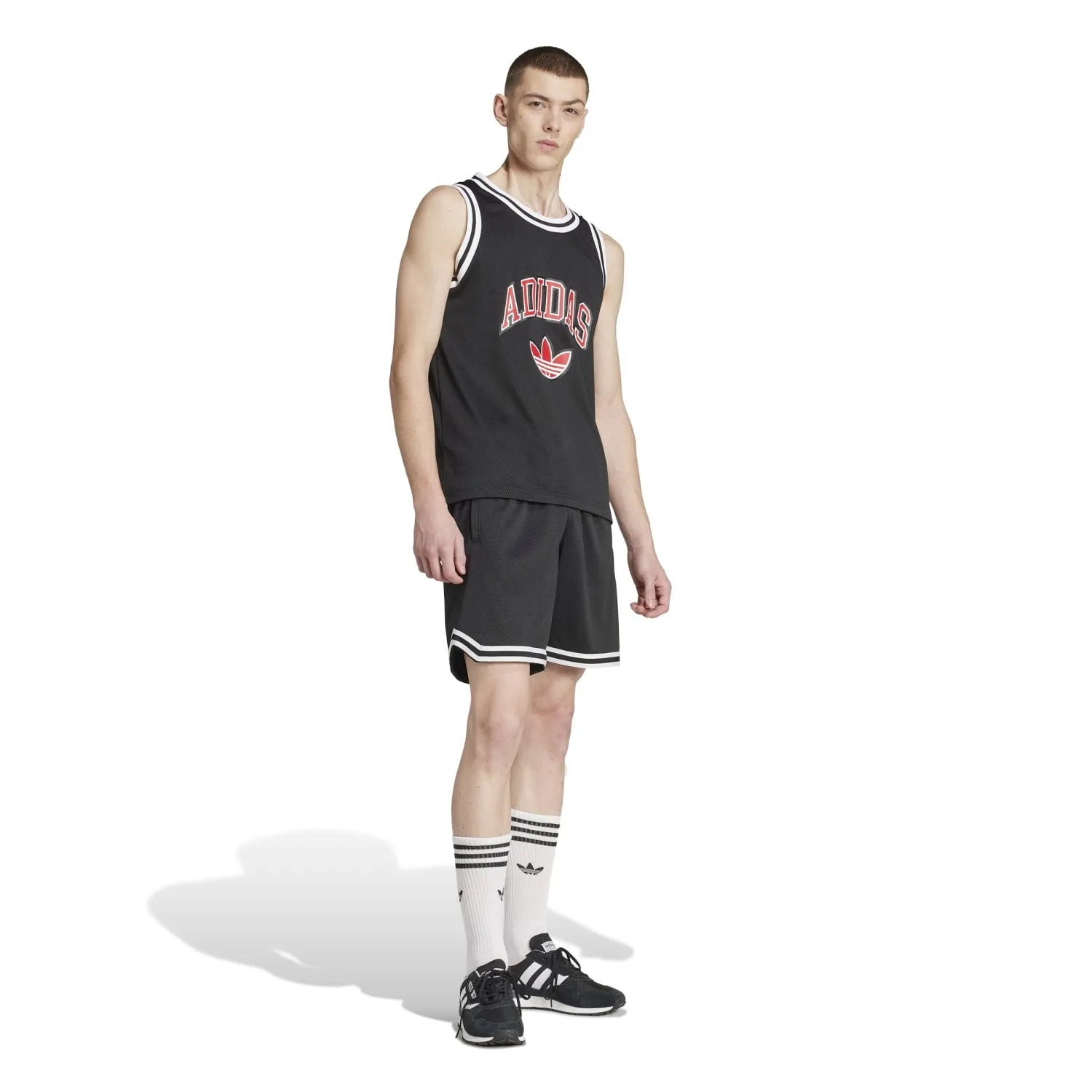 Seamless Sleeve Construction WrinkleResistant Varsity Basketball Tank - Mens