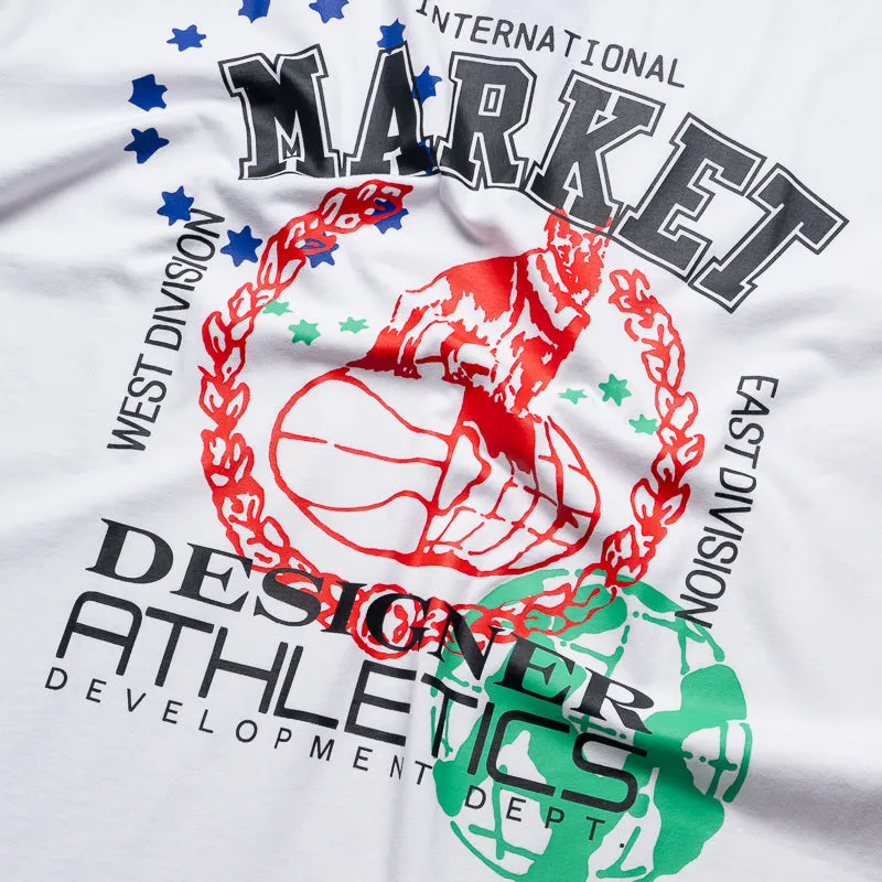 Market Designer Athletics Tee - White Smart Pullover