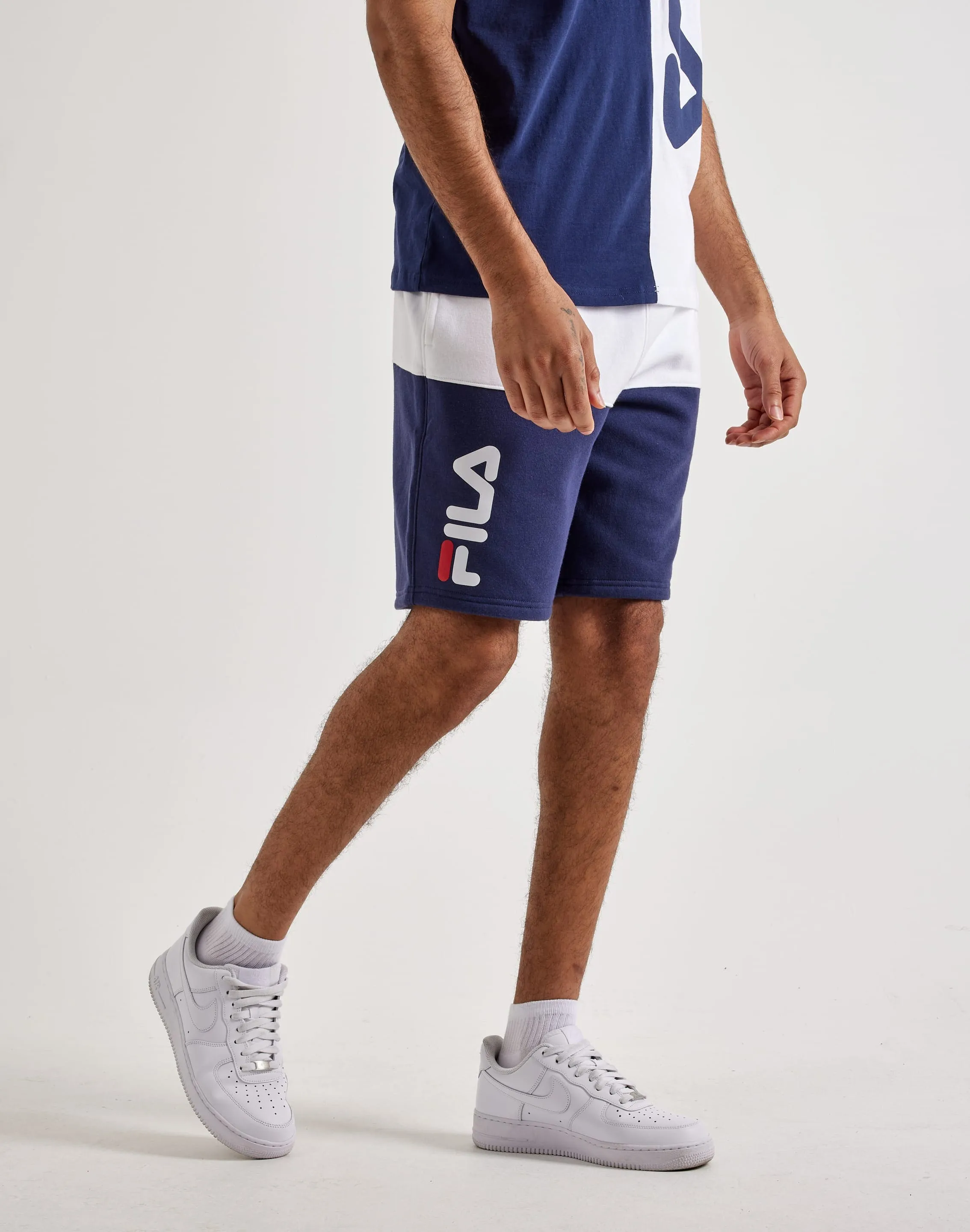Fila Split Fleece Shorts Flexible Waistband RecycledBlend