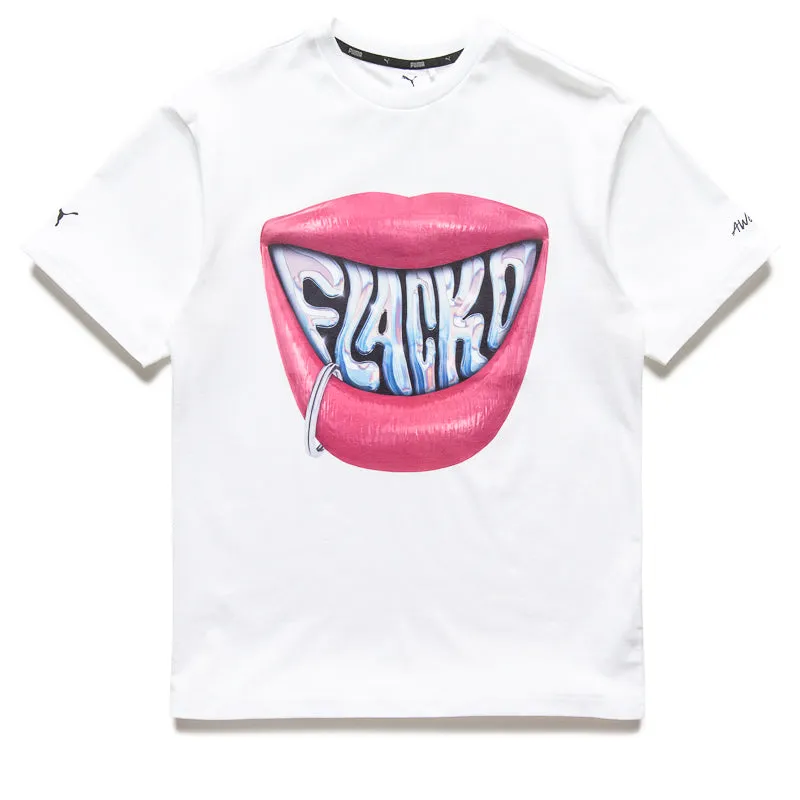 fringe golfing event A$AP Rocky x Puma Flacko Smile Tee - White