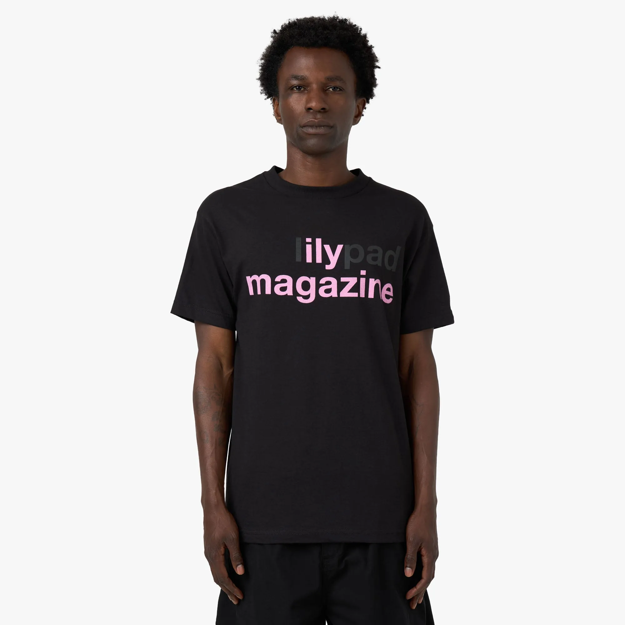 Lightweight Lilypad Ily T-Shirt / Black