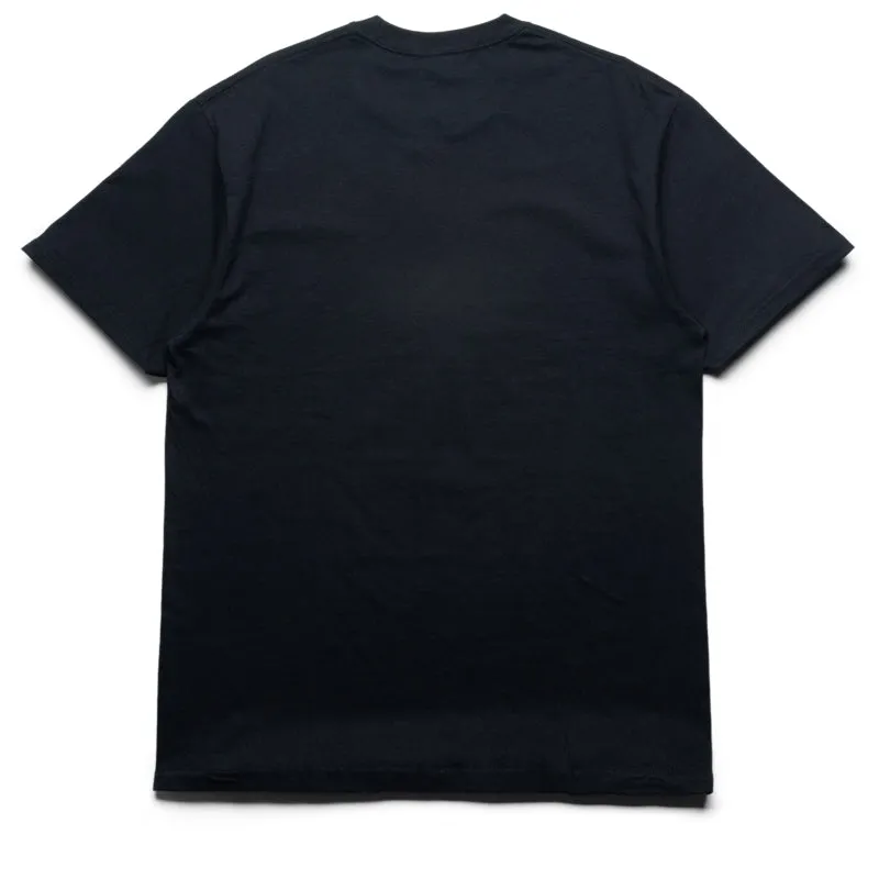 Fucking Awesome Depopulation Tee - Black sleep shorts silhouette office scene